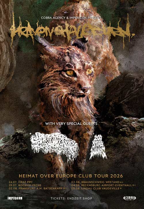 Heaven Shall Burn - Heimat over Europe - Club Tour 2026